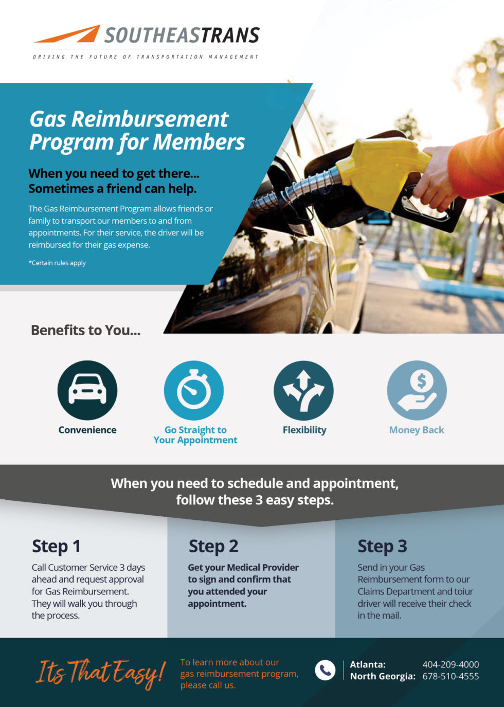 GAS REIMBURSEMENT PROGRAM Southeastrans