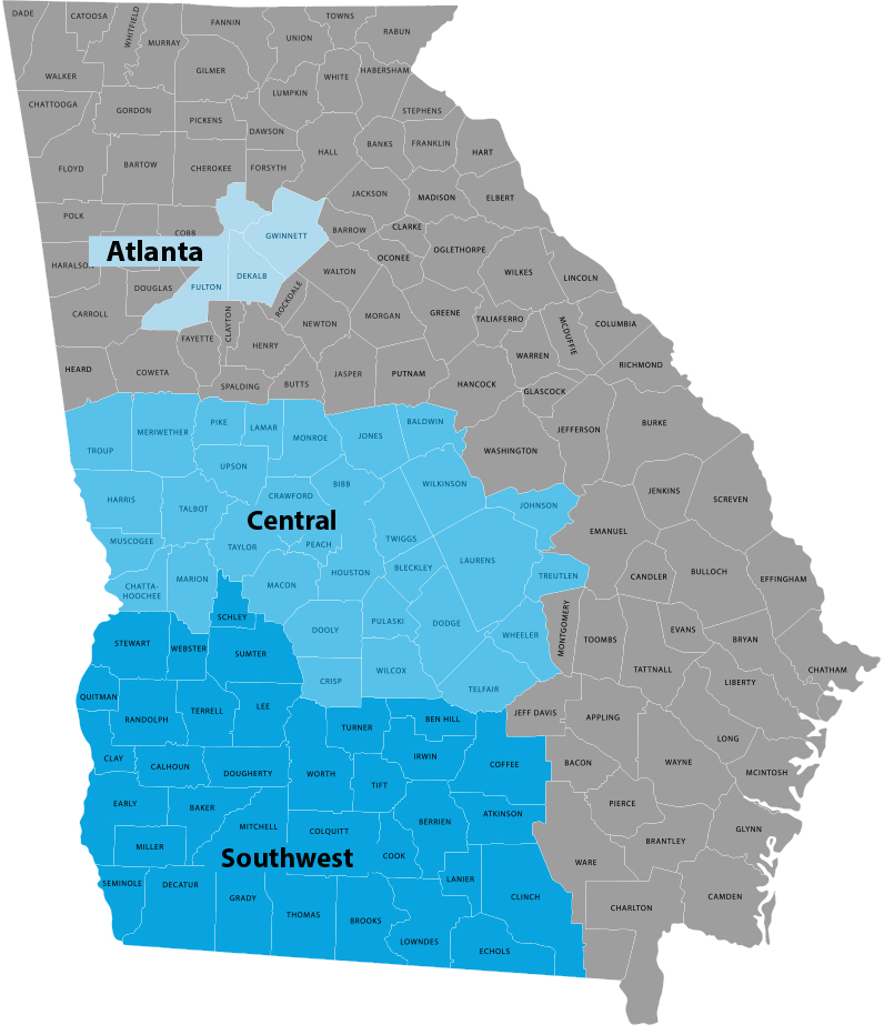 Georgia Service Areas